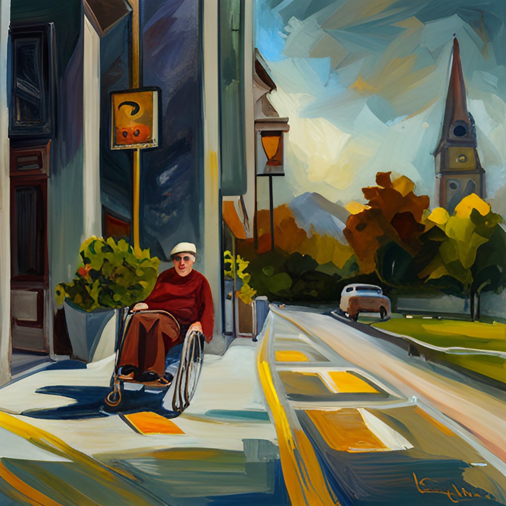 A man in a wheelchair representing the WCAG website guidelines for accessibility