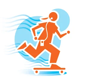 2022 icons for the web, pic of women skateboarding icon